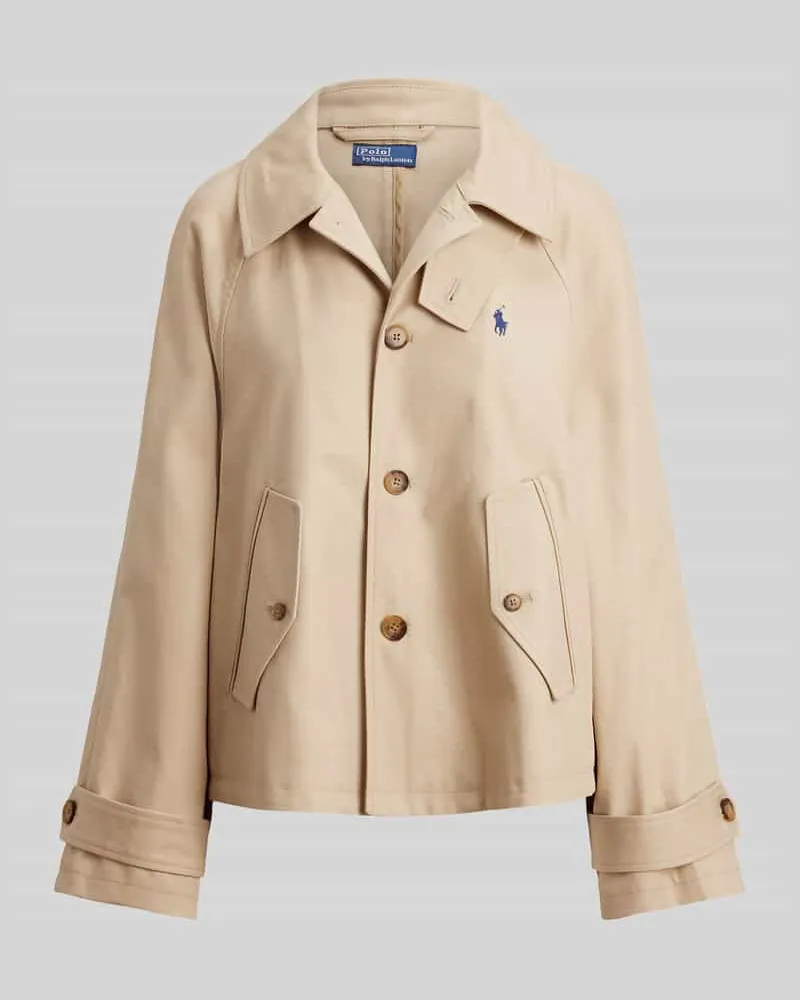 Ralph Lauren Regular Fit Trenchcoat aus reiner Baumwolle Beige
