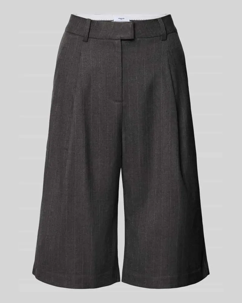 Suncoo Culotte mit Bundfalten Modell 'BILL Mittelgrau