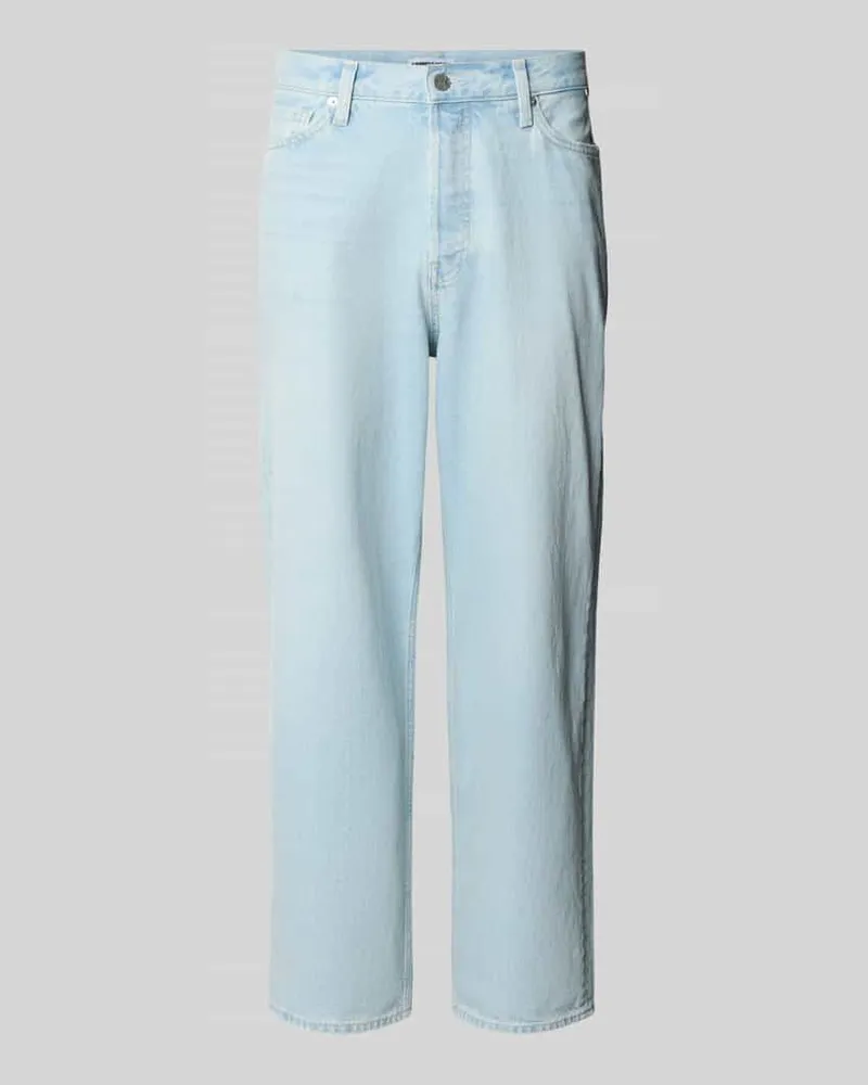 Armedangels Baggy Jeans aus reiner Baumwolle Modell 'JAAMEO Hellblau