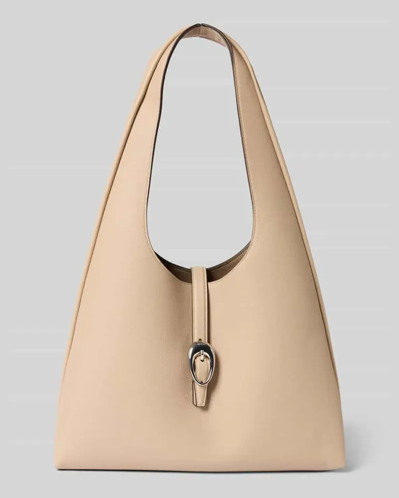 HUGO BOSS Shopper in Leder-Optik Modell 'JAINA Beige