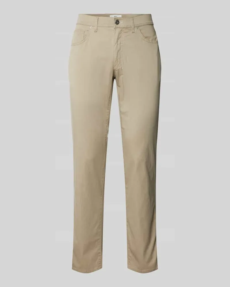 Brax Slim Fit Chino mit französischen Eingrifftaschen Modell 'CADIZ Beige