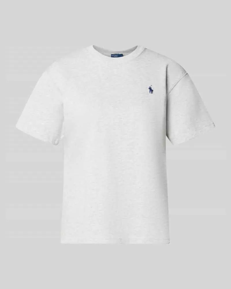 Ralph Lauren Relaxed Fit T-Shirts aus reiner Baumwolle Mittelgrau