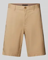 Michael Kors Regular Fit Shorts mit Gürtelschlaufen Khaki