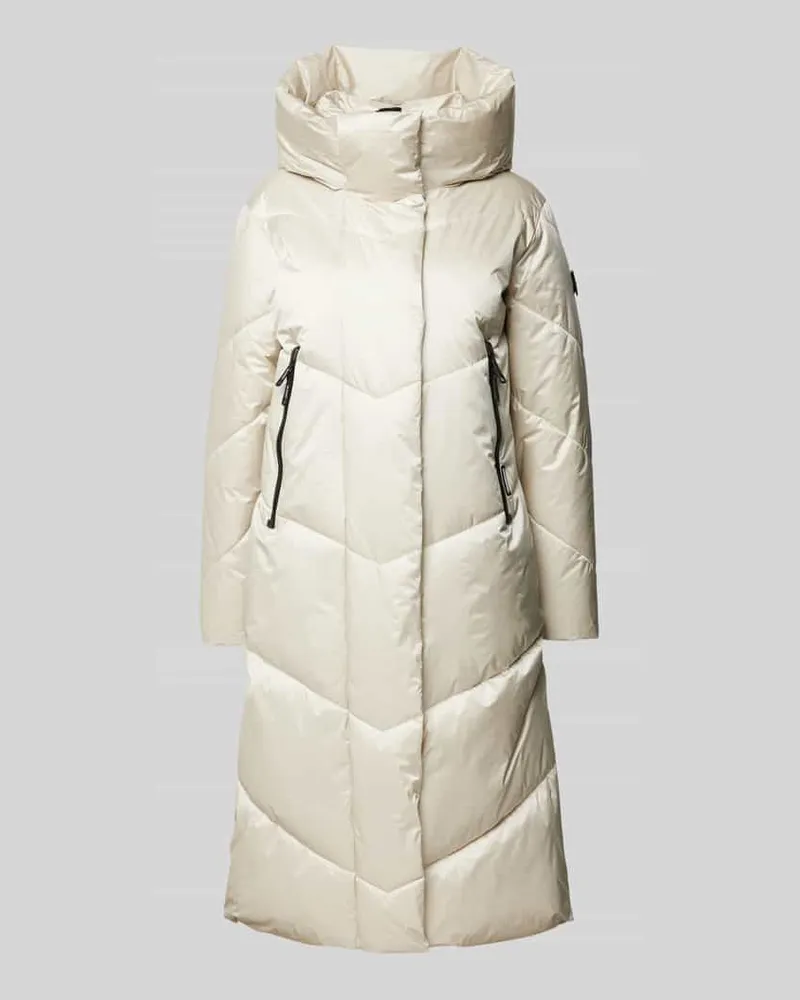 khujo Steppmantel mit Stehkragen Modell 'MANELIA Sand
