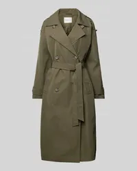 Tom Tailor Trenchcoat mit Bindegürtel Oliv