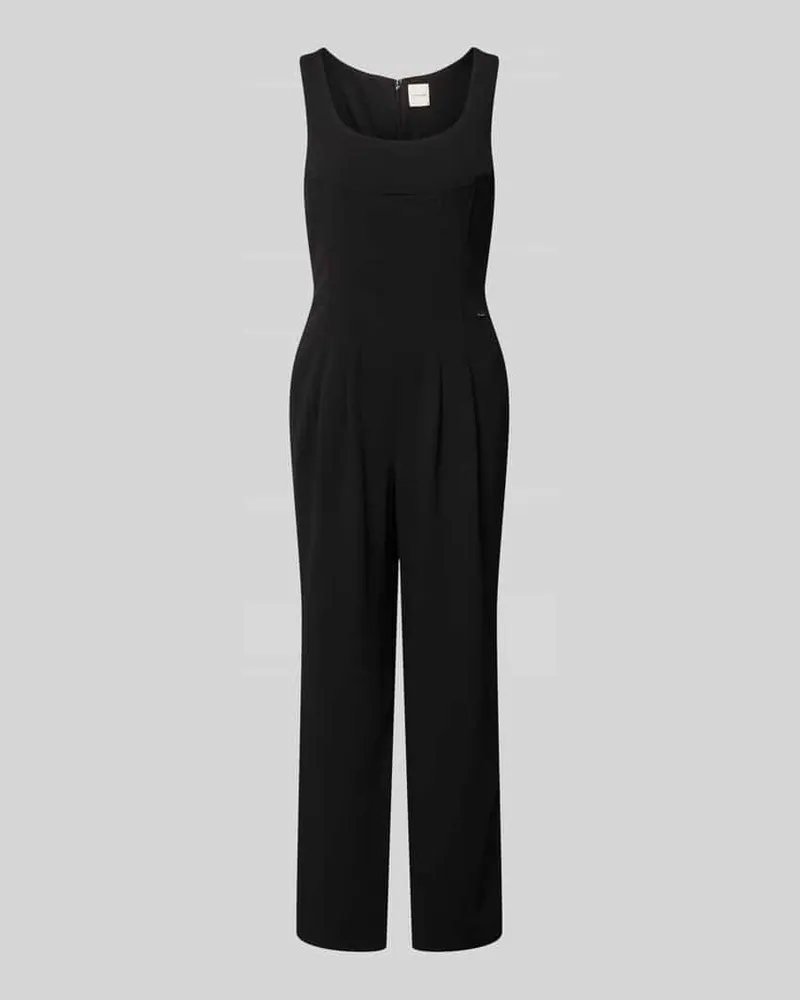 Calvin Klein Jumpsuit mit Rundhalsausschnitt Black