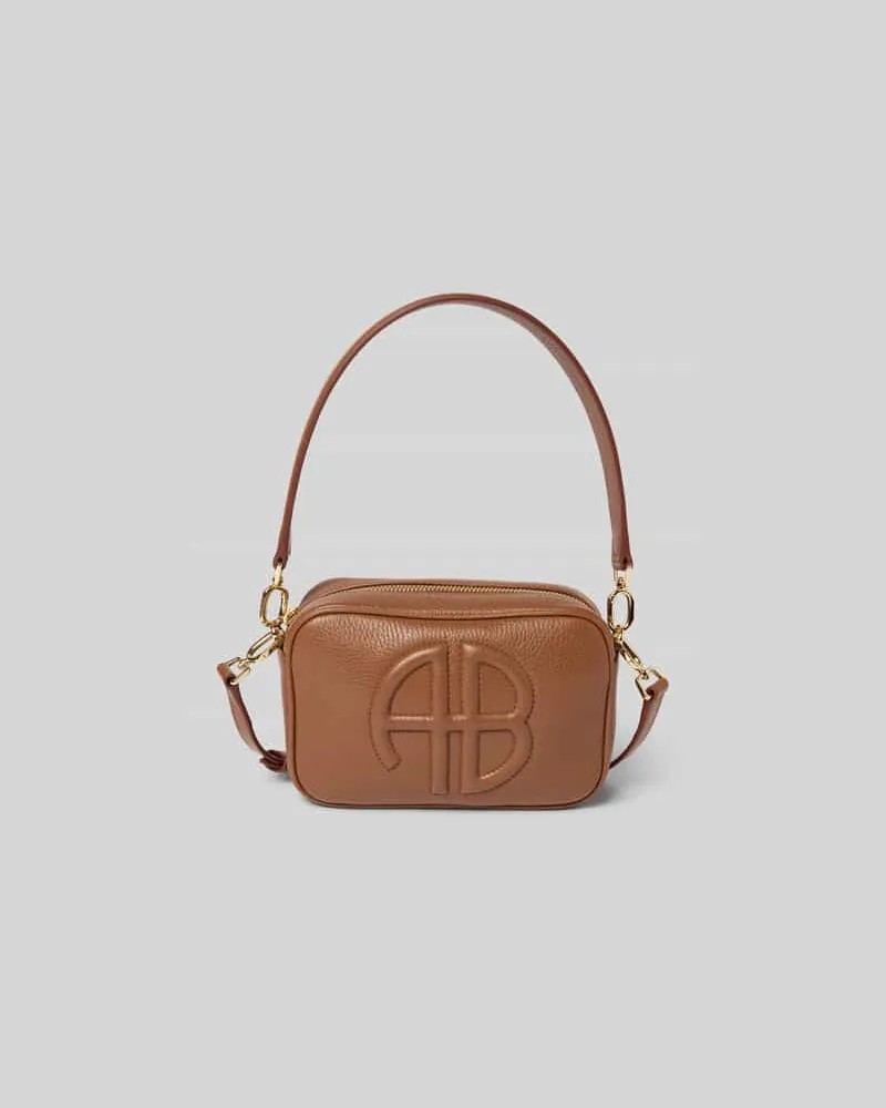 Anine Bing Handtasche mit Label-Detail Cognac