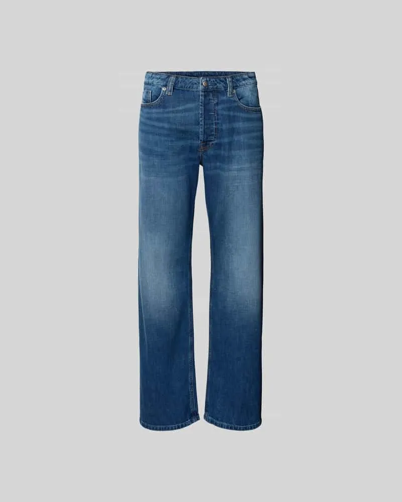 Diesel Wide Fit Jeans im 5-Pocket-Design Jeansblau