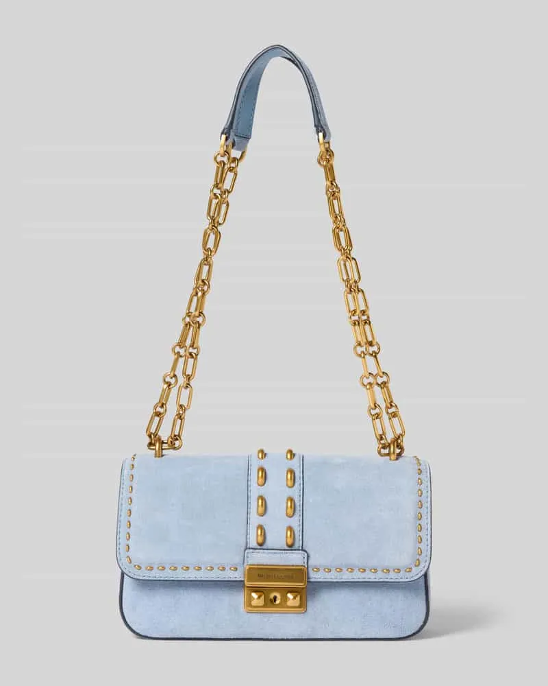 Michael Kors Handtasche mit Schulterriemen Modell 'TRIBECA Hellblau
