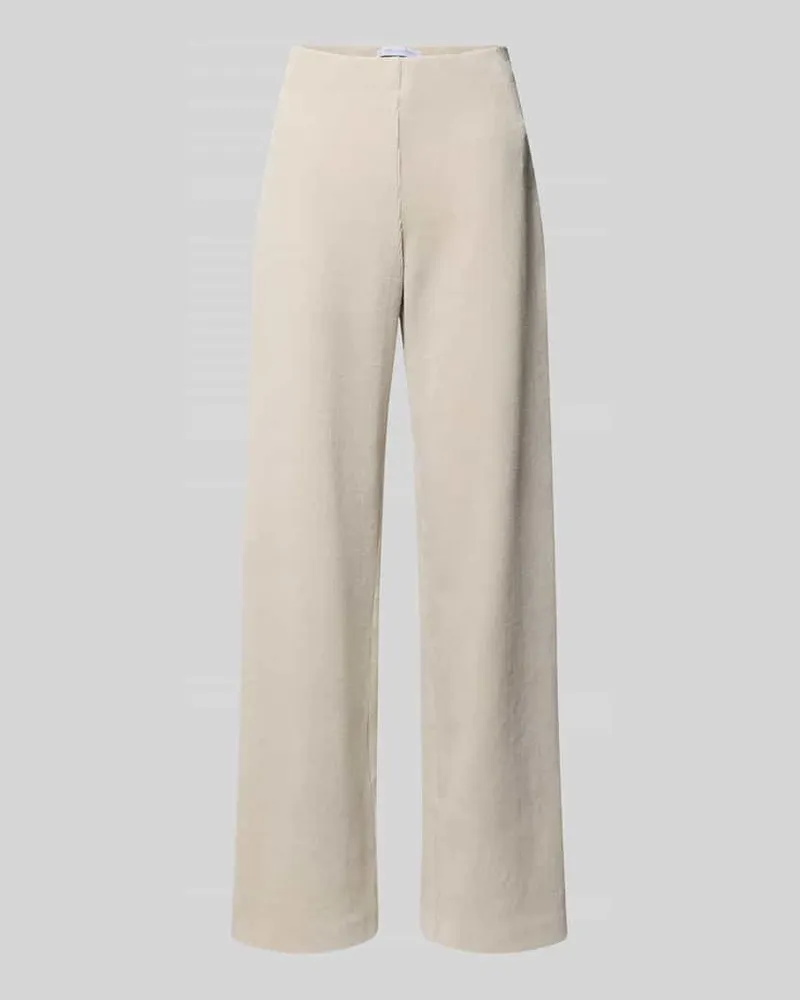 RAFFAELLO ROSSI  Wide Leg Cordhose Modell 'ELAINE Sand