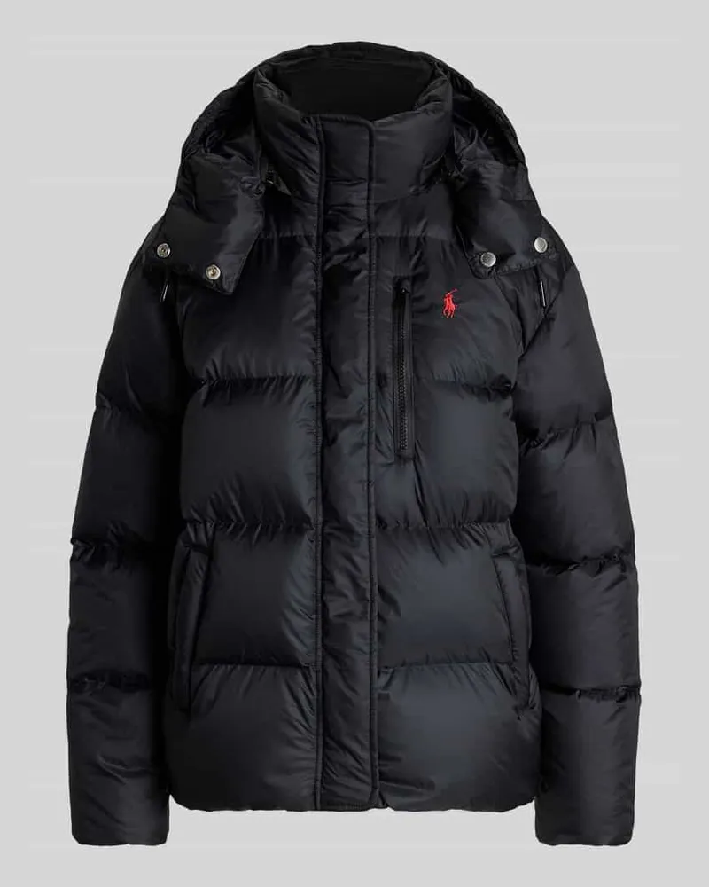 Ralph Lauren Daunenjacke mit abnehmbarer Kapuze Black