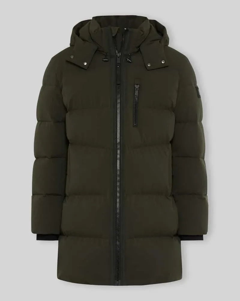 Brax Puffer Coat mit Zweiwege Reißverschluss Oliv