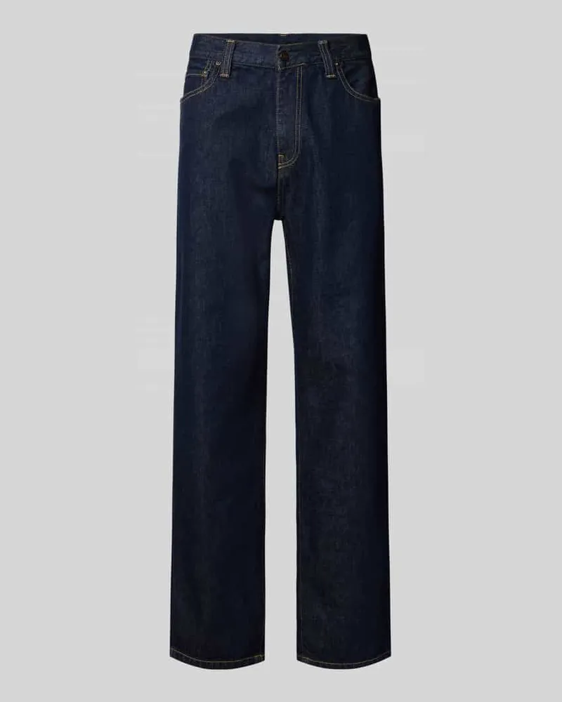 Carhartt WIP Jeans mit Eingrifftaschen Modell 'AARON Jeansblau