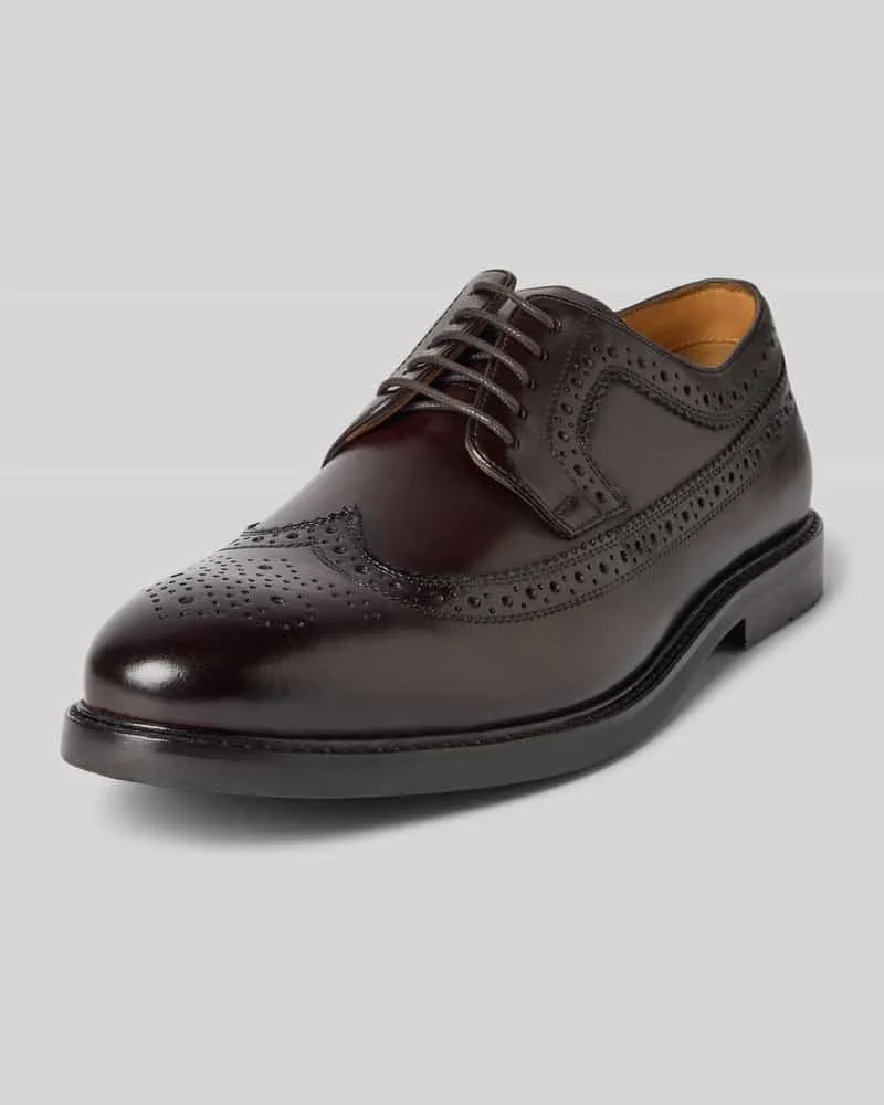 Digel Derby mit Lochmuster Modell 'Sherlock Dunkelbraun