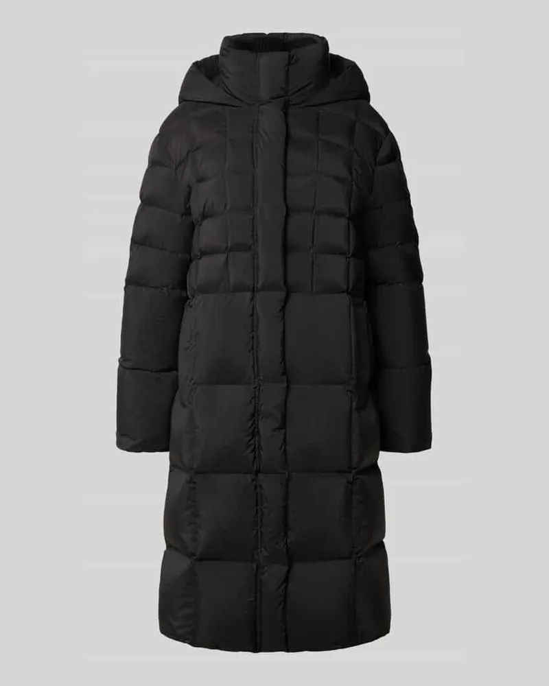 Marc Cain Steppmantel mit Kapuze und Eingrifftaschen Black
