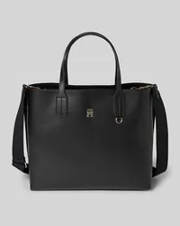 Tommy Hilfiger Shopper mir Logo-Applikation Black