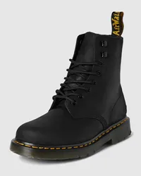 Dr.Martens Schnürboots aus Leder mit Ziernaht Modell 'WinterGrip Black