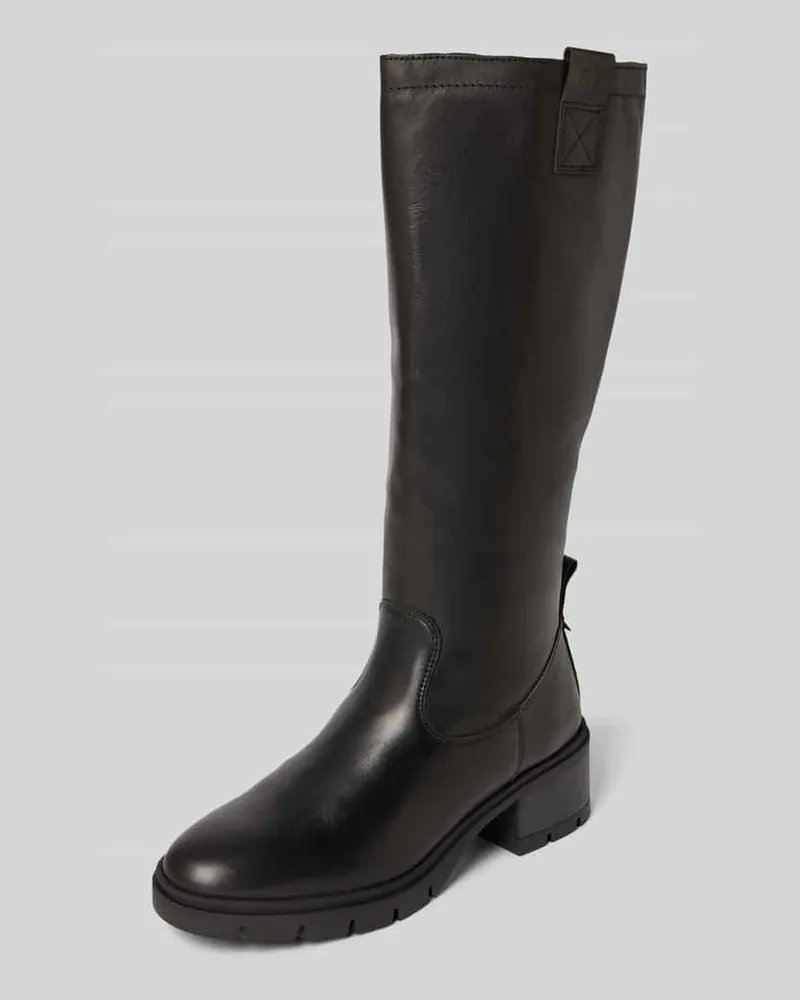 Tamaris Stiefel aus echtem Rindsleder Black