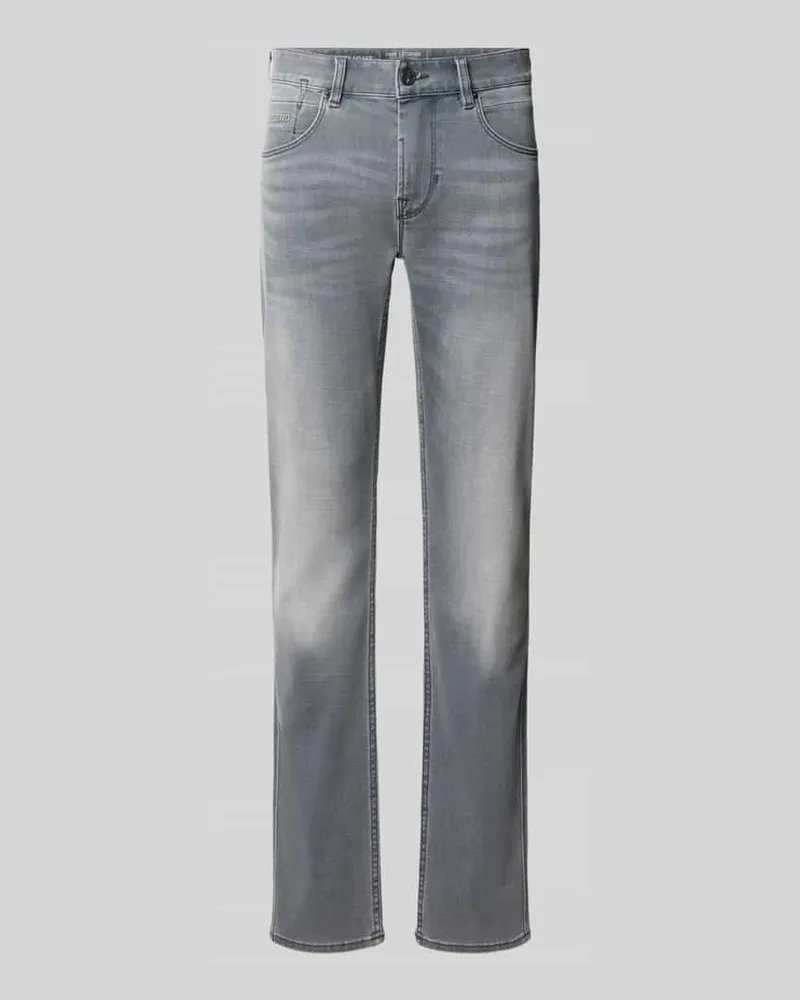 PME Legend Regular Fit Jeans mit Eingrifftaschen Modell 'Nightflight Hellgrau
