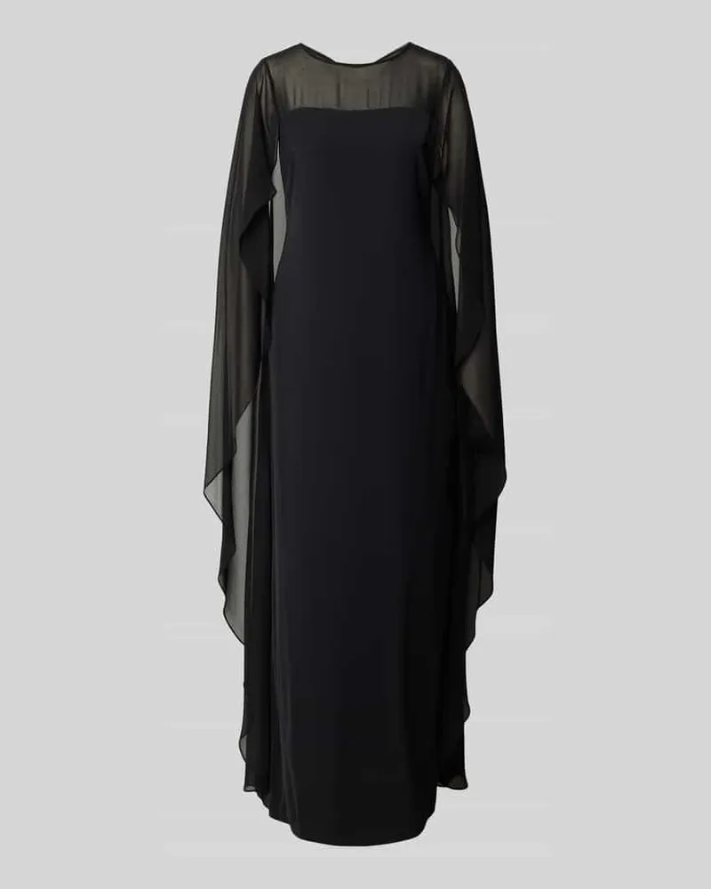 Ralph Lauren Abendkleid aus fließendem Stoff Modell 'LAVATI Black