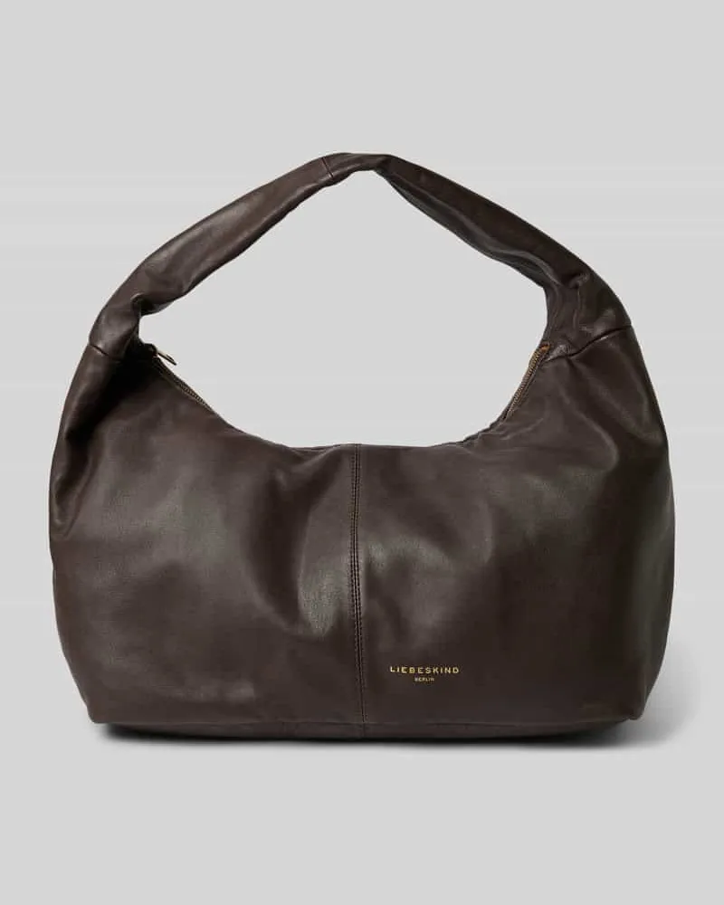 Liebeskind Shoulder Bag aus echtem Leder Modell 'Natura Dunkelbraun