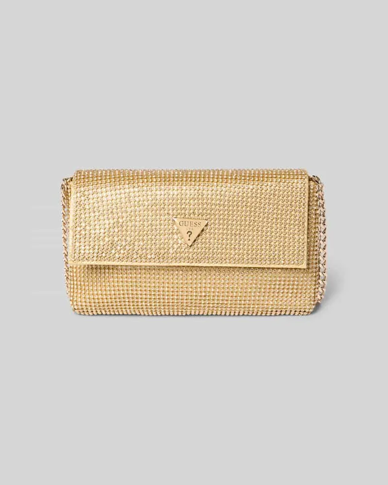 Guess Umhängetasche mit Strasssteinbesatz Modell 'ZALINA Gold