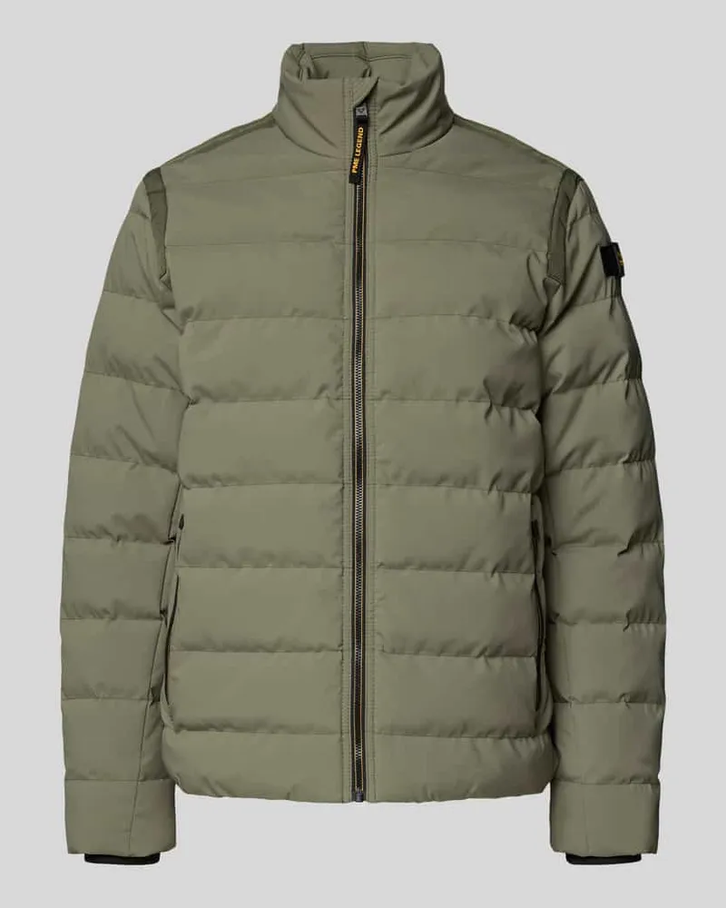 PME Legend Steppjacke mit Reißverschluss Modell 'FREIGHTYET Oliv