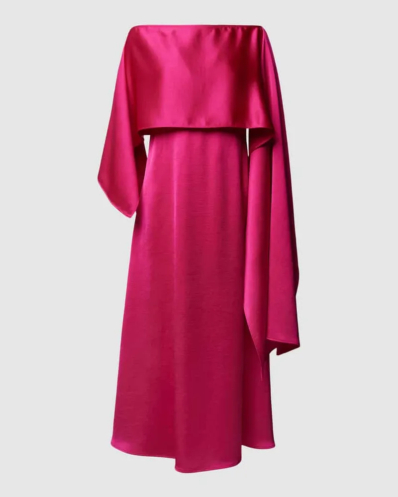 Max Mara Abendkleid mit Stola Modell 'GAMBERO Fuchsia