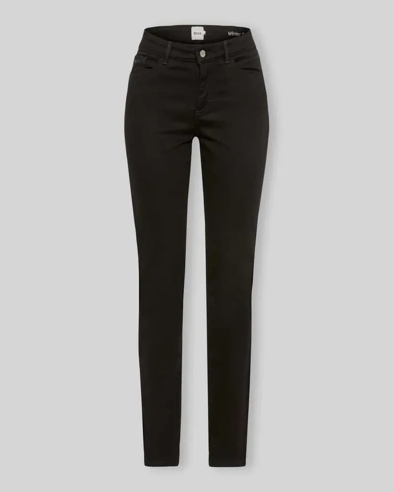 Brax Slim Fit Schmale Hose aus Lyocell-Mix mit Modal-Baumwoll-Anteil Modell 'SHAKIRA Black