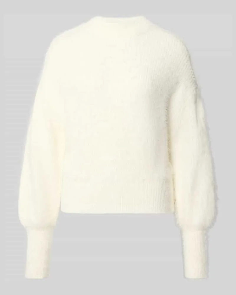 Guess Strickpullover aus Effektgarn Modell 'KEYLA Ecru