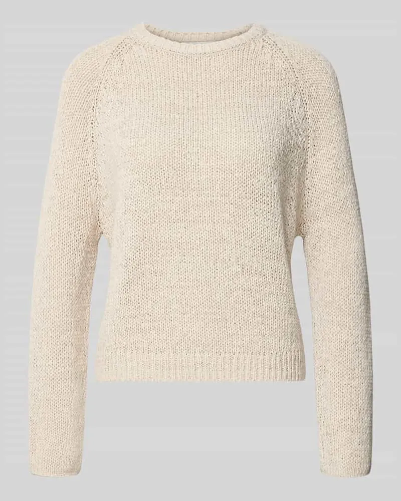 Marc O'Polo Relaxed Fit Pullover aus Baumwoll-Mix Stein
