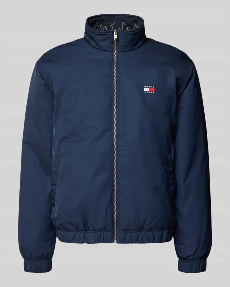 Tommy Hilfiger Relaxed Fit Bomberjacke mit Stehkragen Marine
