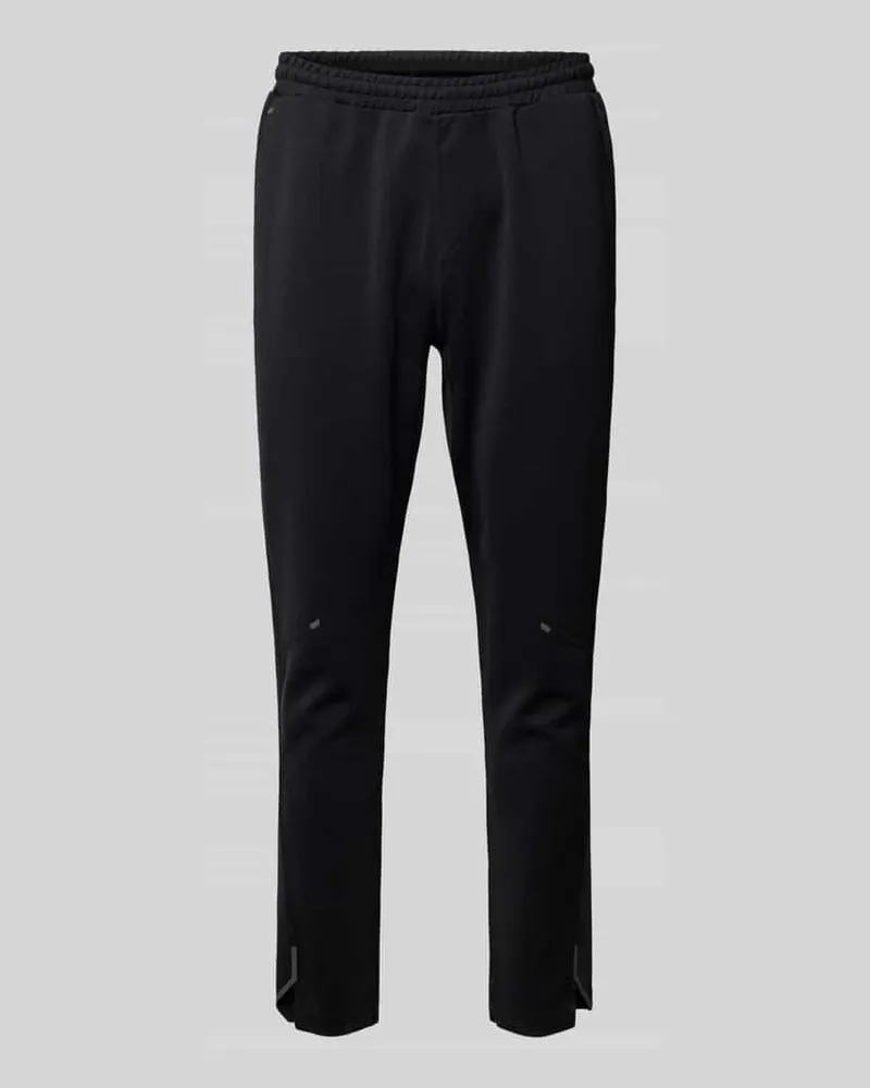 HUGO BOSS Regular Fit Sweatpants aus schnell trocknenden Material Modell 'HICON ACTIVE Black