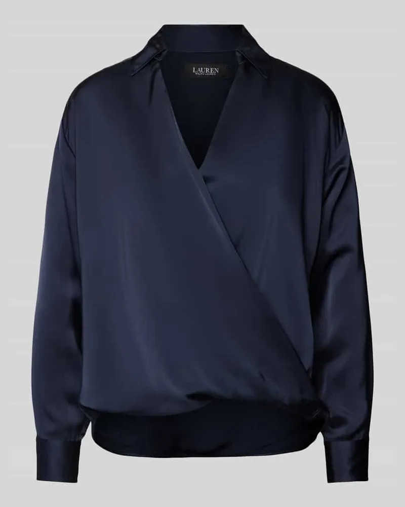 Ralph Lauren Bluse in Wickel-Optik Modell 'JAYLAH Marine