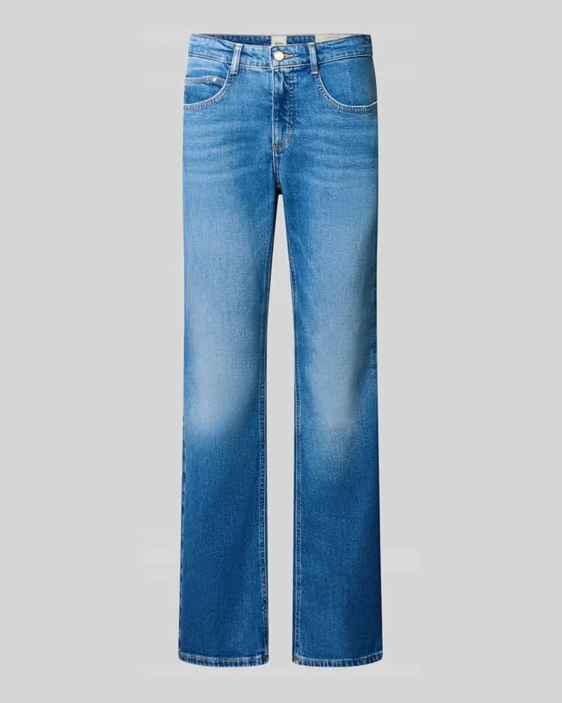 Brax Bootcut-Jeans aus Baumwoll-Mix Modell 'MARY Blau