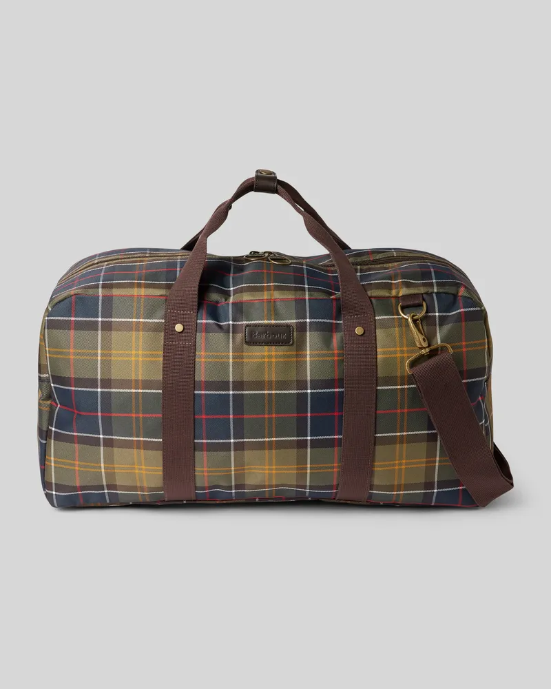 Barbour Duffle Bag mit Label-Patch Modell 'TORRIDON Gruen