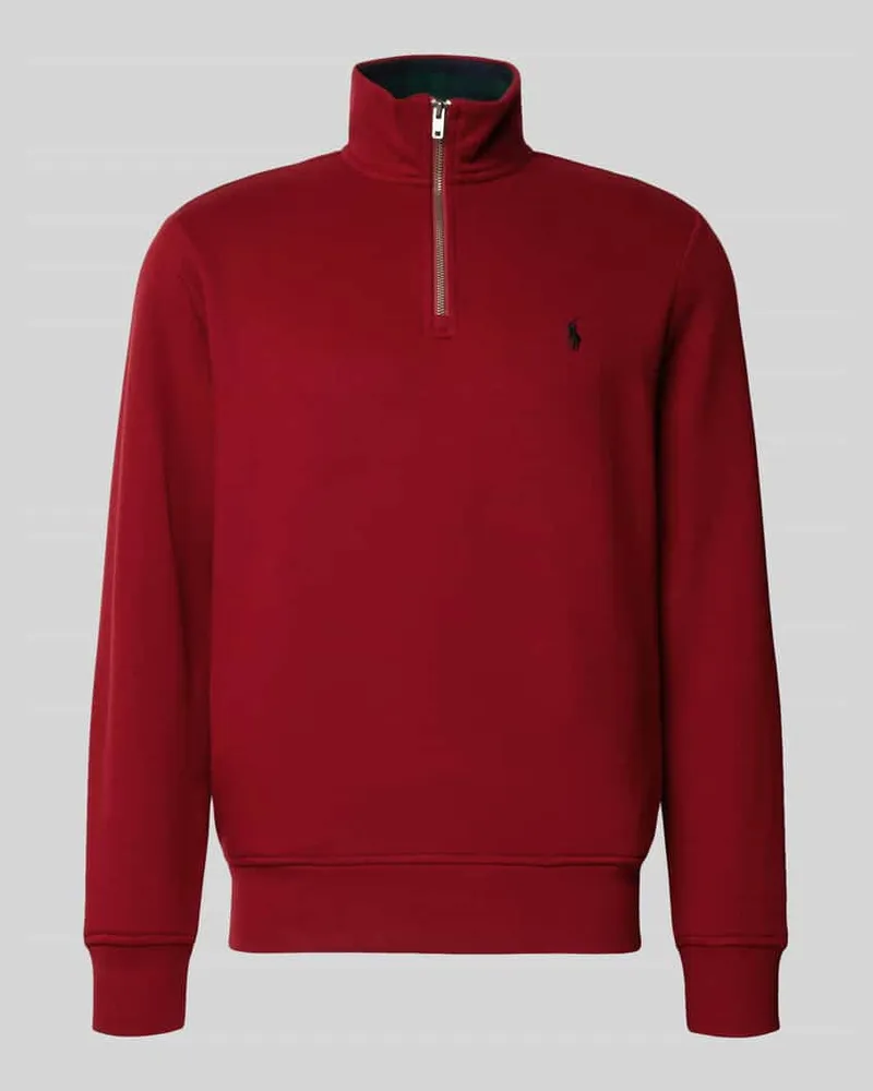 Ralph Lauren Sweatshirt mit Stehkragen Rot