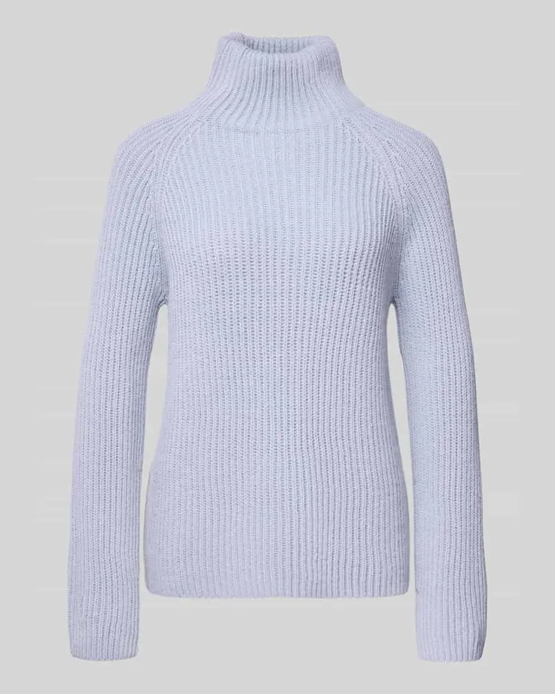 Drykorn Strickpullover mit Stehkragen Modell 'ARWEN Hellblau