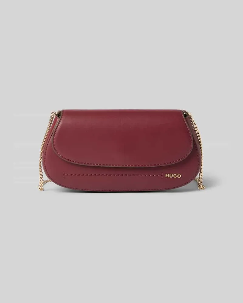 HUGO BOSS Clutch mit Schulterkette Modell 'Yorih_Clutch Dunkelrot