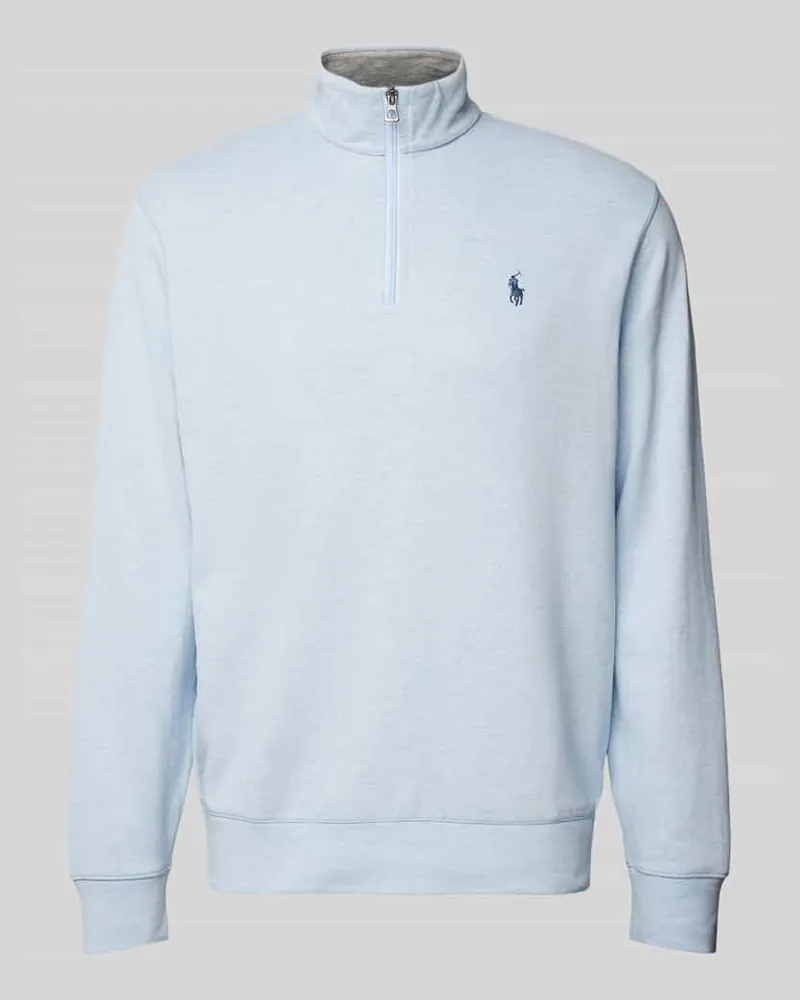 Ralph Lauren Sweatshirt mit Logo-Stitching Hellblau