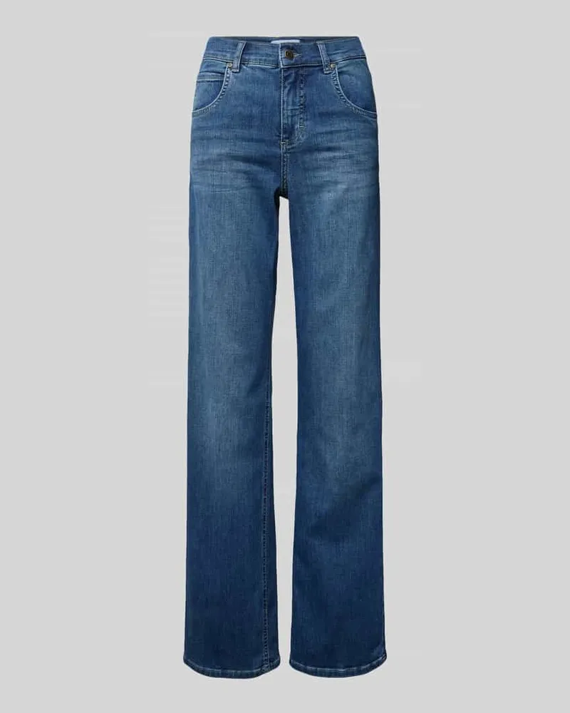 ANGELS  Straight Leg Jeans im 5-Pocket-Design Modell 'LARA Marine