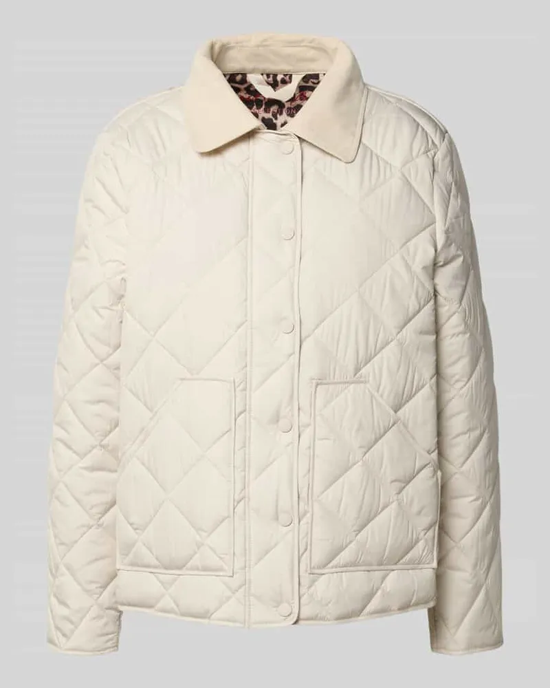 Christian Berg Steppjacke mit Strukturmuster Kitt