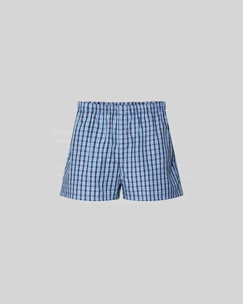 VETEMENTS Boxershorts aus reiner Baumwolle Blau