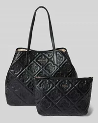 Guess Handtasche mit Steppnähten Modell 'VIKKY II Black