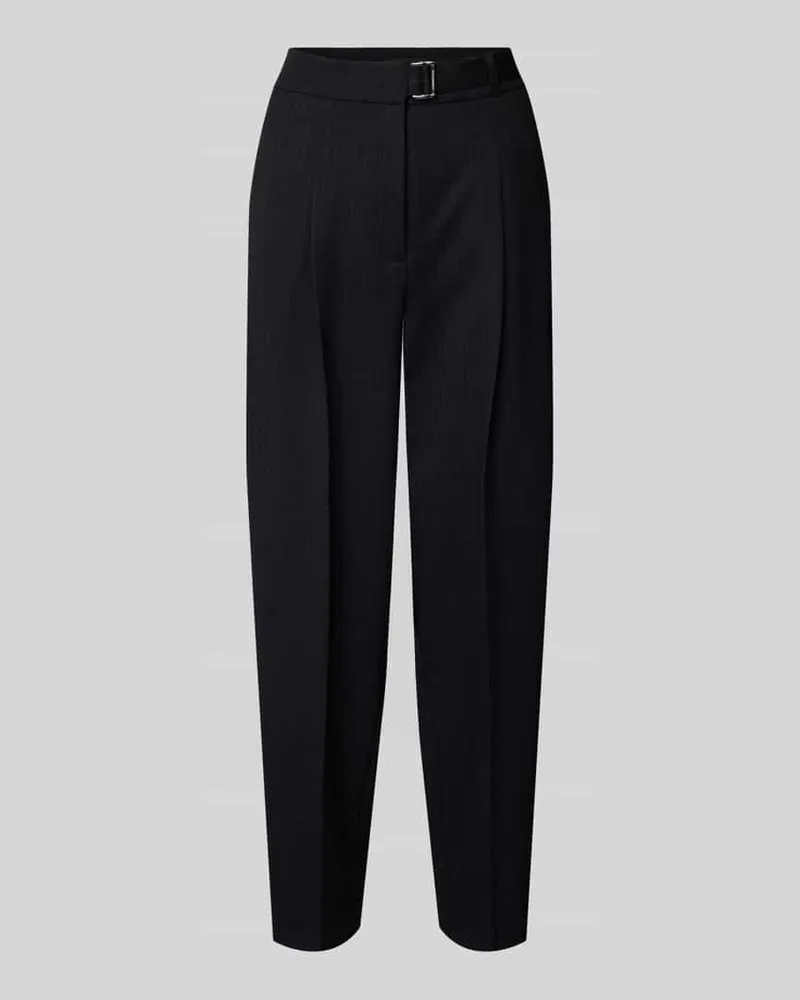 Cambio Hose mit Bügelfalten und Gürtel Modell 'ELAINE PLEAT Marine
