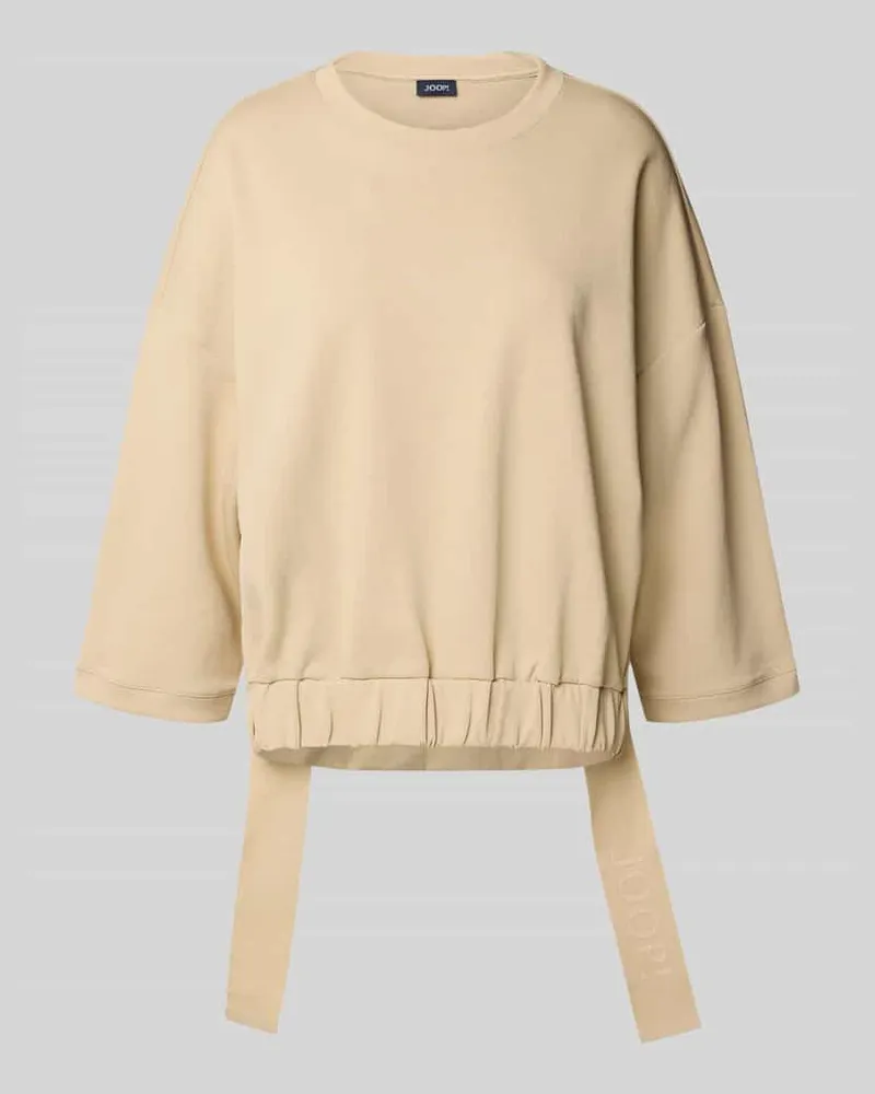 JOOP! Sweatshirt mit 3/4-Arm Modell 'CARINA Beige