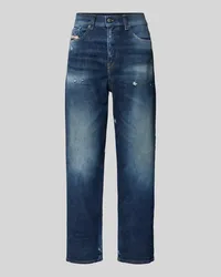 Diesel Straight Fit Jeans mit Gürtelschlaufen Bleu