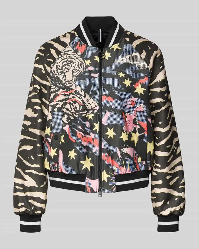 Marc Cain Bomberjacke mit Reißverschluss Black