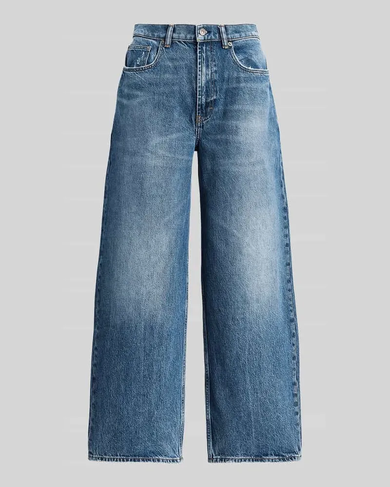 Ralph Lauren Loose Fit Jeans aus reiner Baumwolle Jeansblau