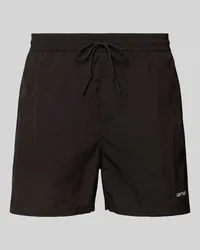 Carhartt WIP Shorts mit elastischem Bund Modell 'FLINT Black